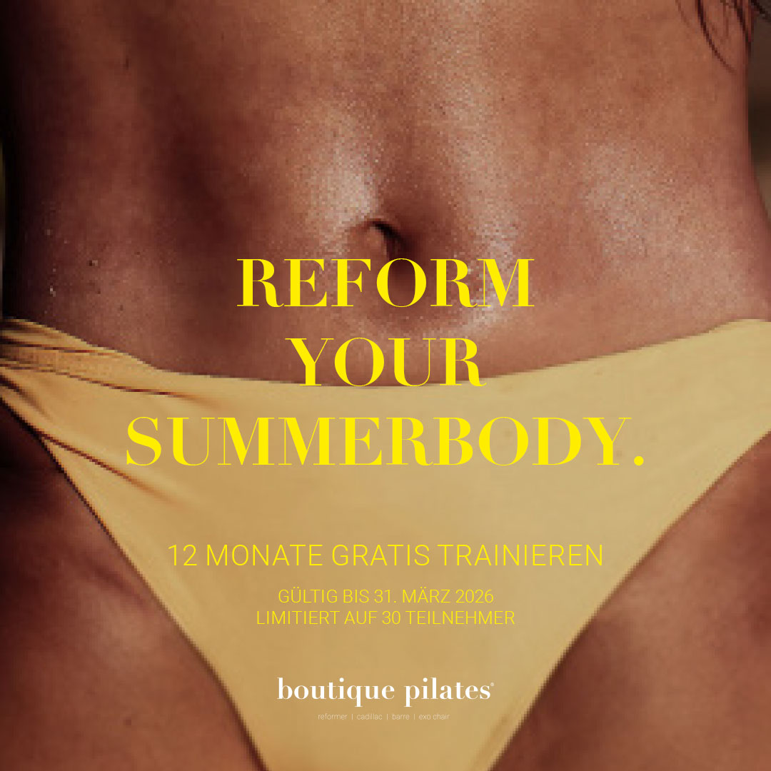 Reformer Pilates Angebot: 12 Monate gratis trainieren bei Boutique Pilates in Ludwigsburg. Gültig bis 31. März 2026 | Reformer Ludwigsburg